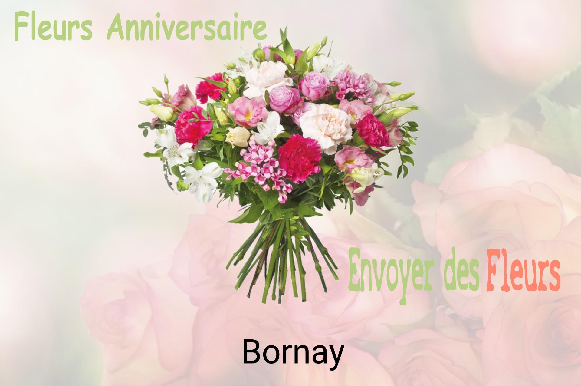 Bouquet de fleurs d’anniversaire livré à Bornay